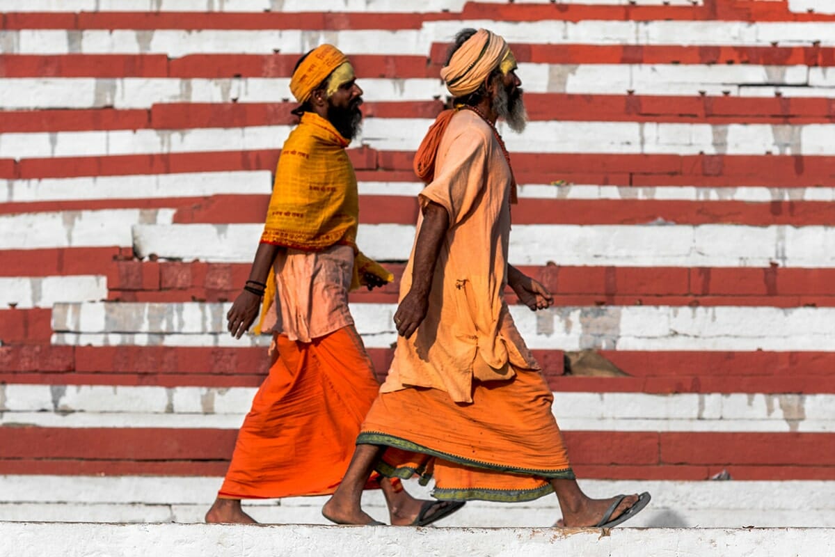 Hinduism walking